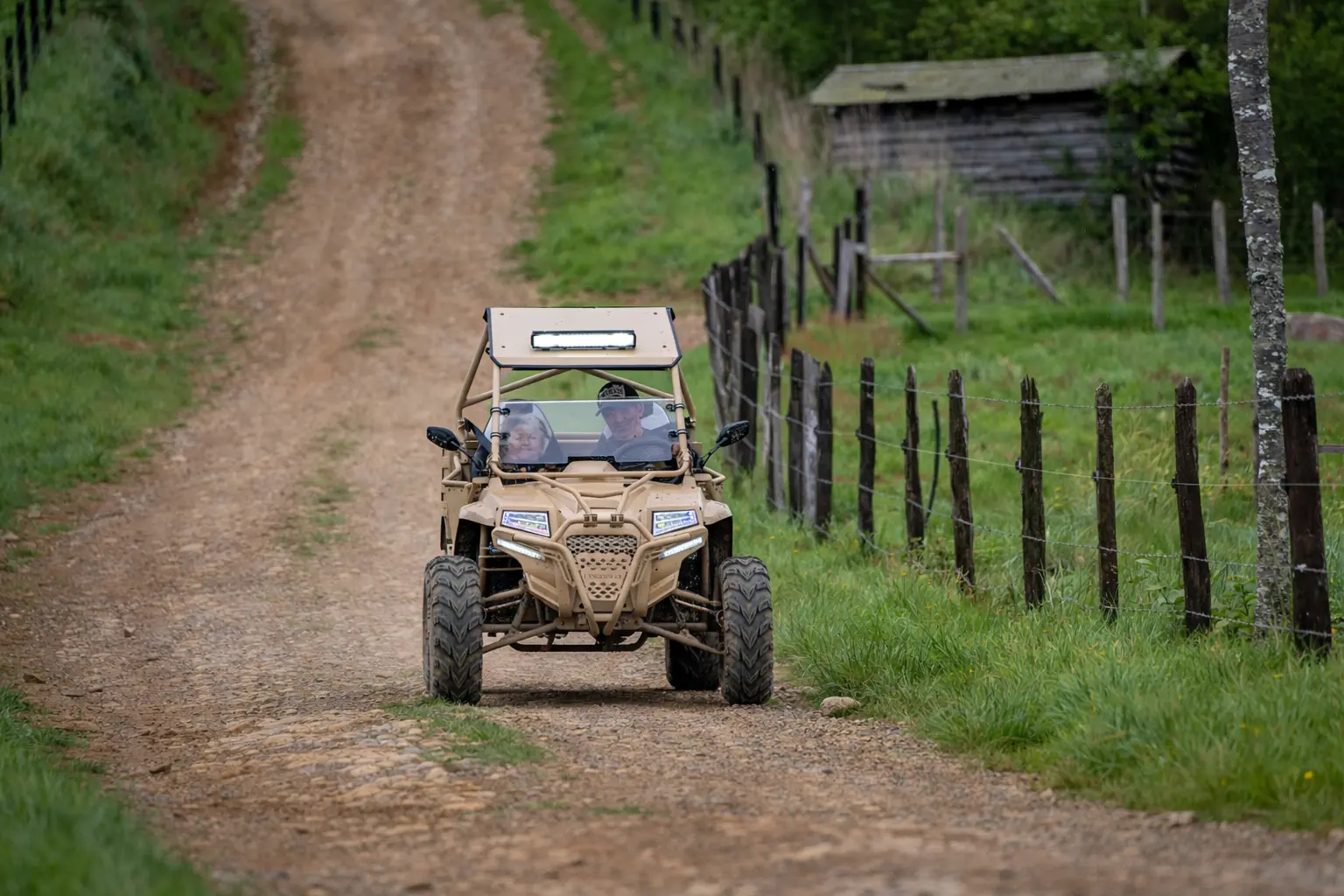 compressed off road side by side