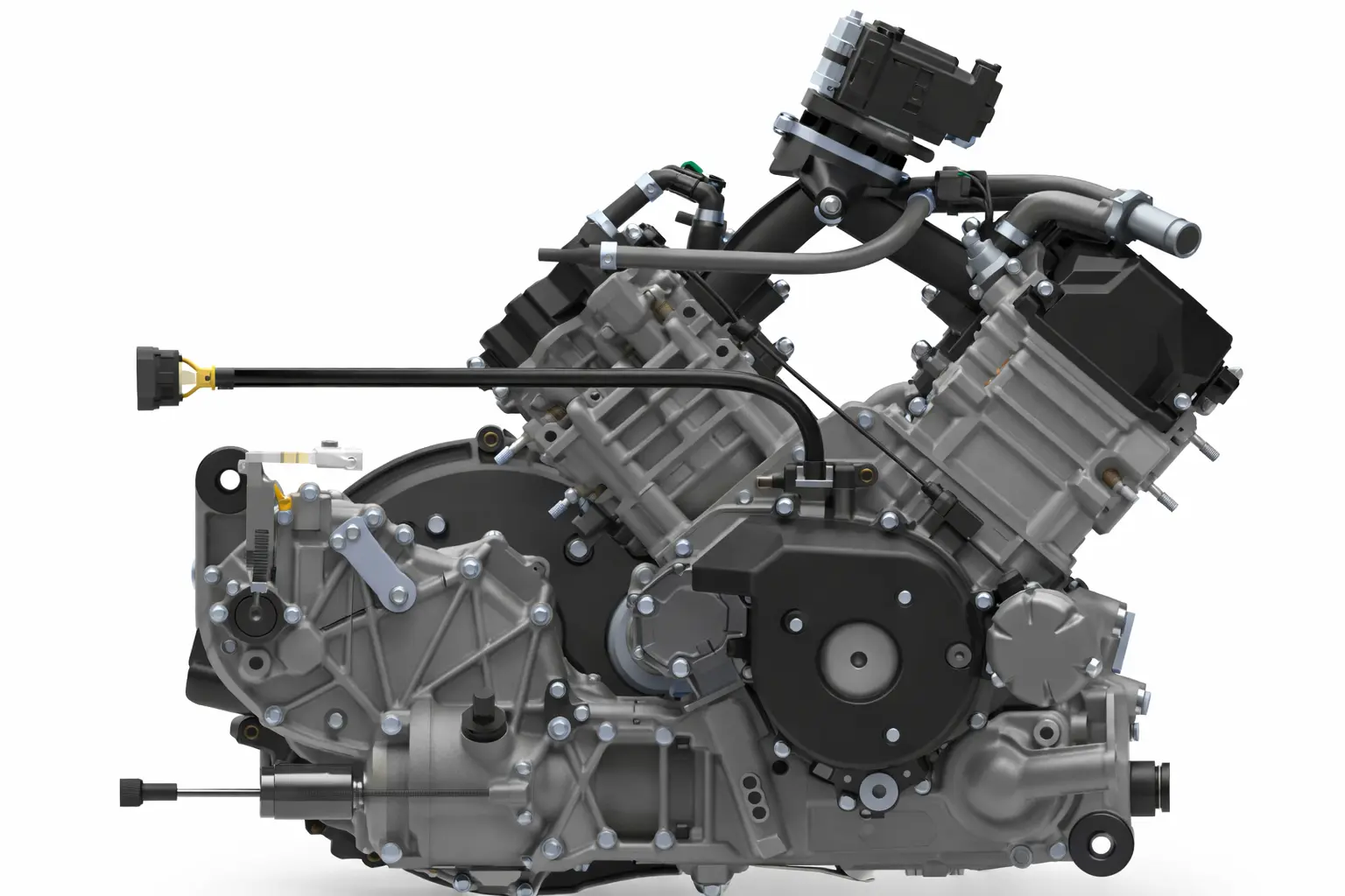 compressed v twin engine